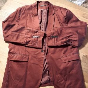 Men’s Burgundy Blazer